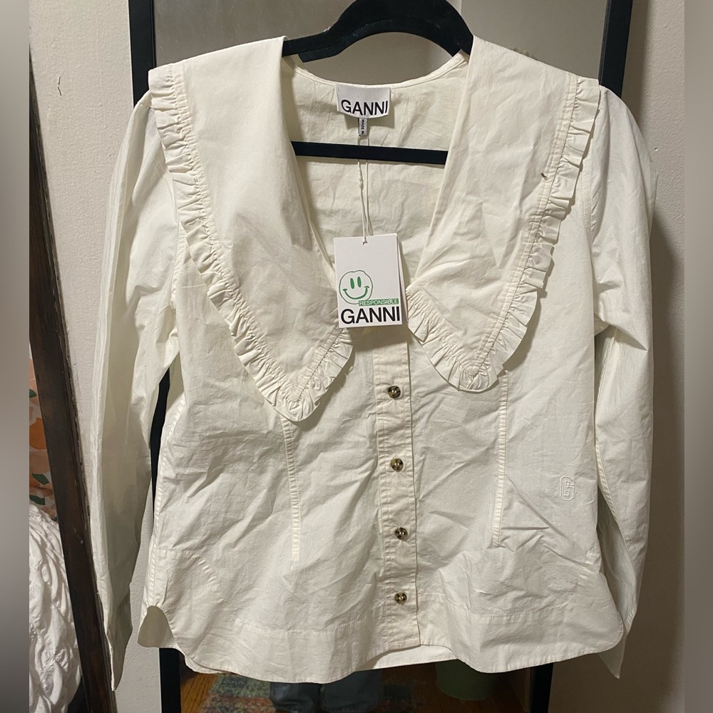 Gianni Ruffle Peplum Top